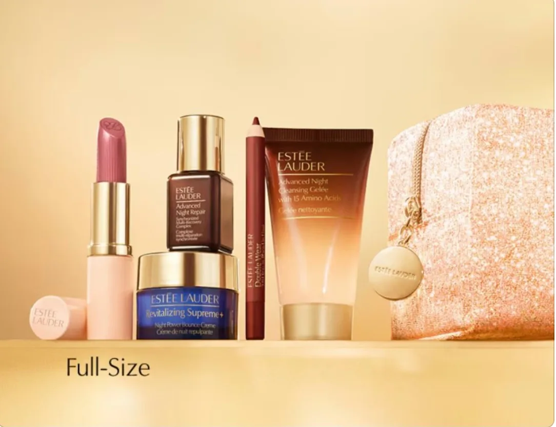 Boost Bounce + Scuplted Lips Revitalizing Supreme+ Night, Full Size Lipstick & More Gift